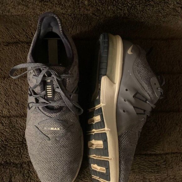 Nike Air Max Sequent 2 Cool Grey Electric Green - Picture 3 of 5